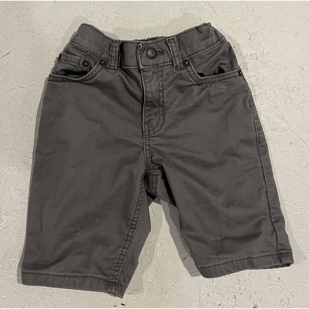 Levis Boys Jeans Shorts Medium 511 Slim Youth Size 7 Regular Gray Stretch